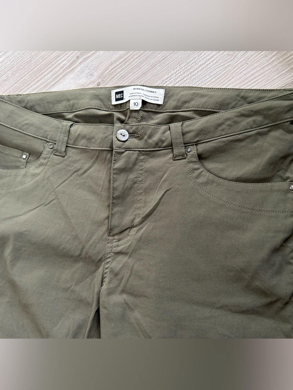 MEC hiking pants sz 10 - Picture 3 of 12